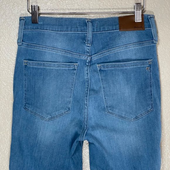 Madewell Womens Size T27 Tall Roadtripper Jeggings Berrington Wash Button Front - Picture 8 of 16